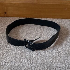 Classic Black Leather Belt